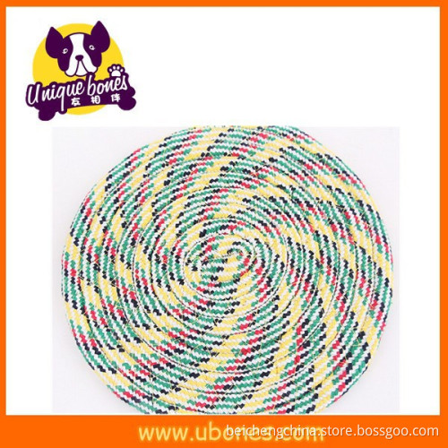 cotton pet toy Flying disk cotton weaven toy Alibaba online wholesale
